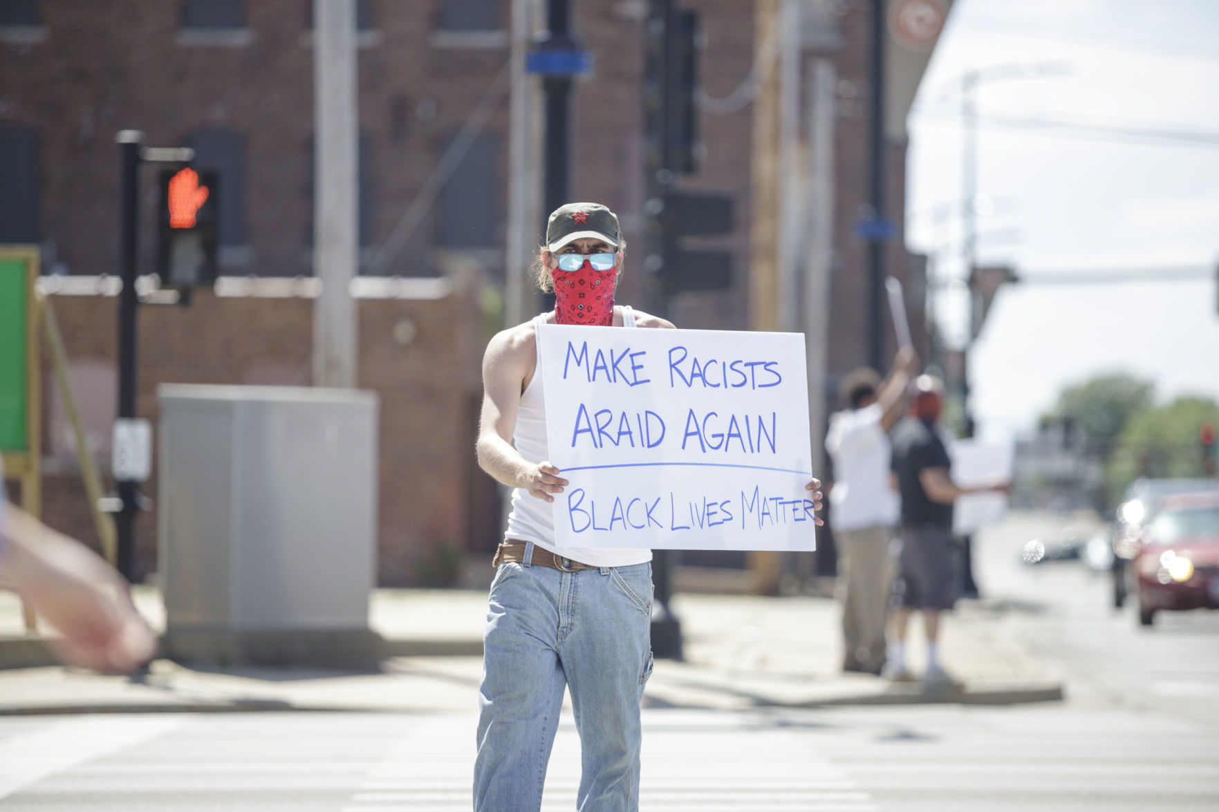 Downtown Decatur protest